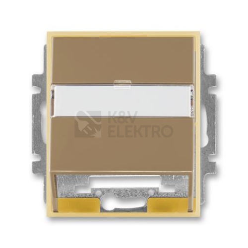 ABB Element kryt datové zásuvky kávová/ledová opálová 5014E-A00100 25