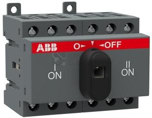 Obrázek produktu Přepínáč sítí ABB OT25F3C 25A 1SCA104863R1001 0