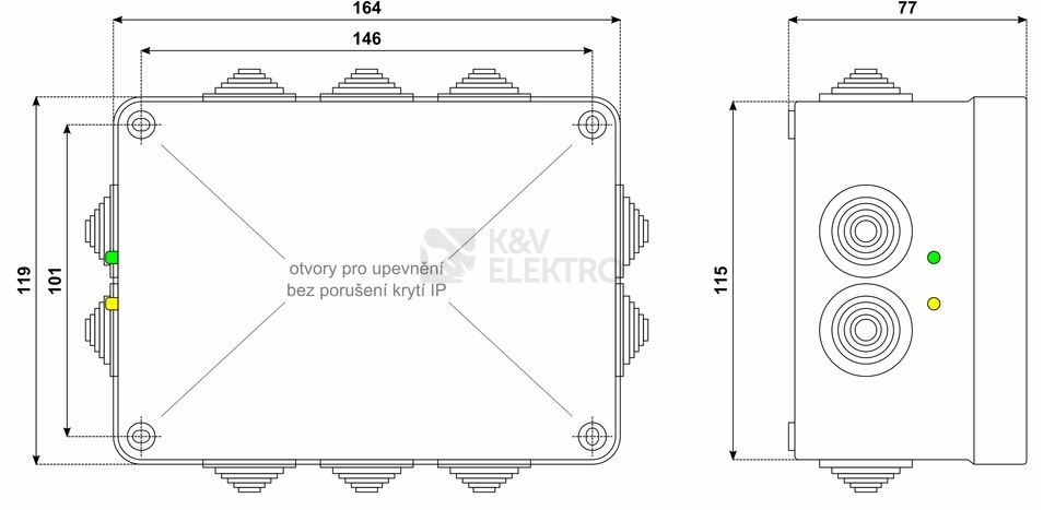 Obrázek produktu Hladinový spínač MAVE 2-HH3 1