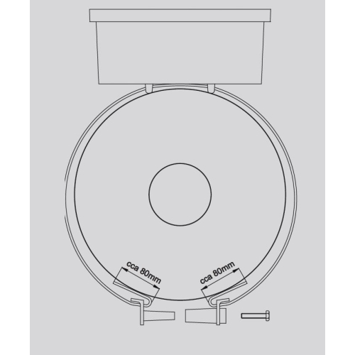 Sada instalační na sloup pro rozvaděče SV a SP DCK 5738493