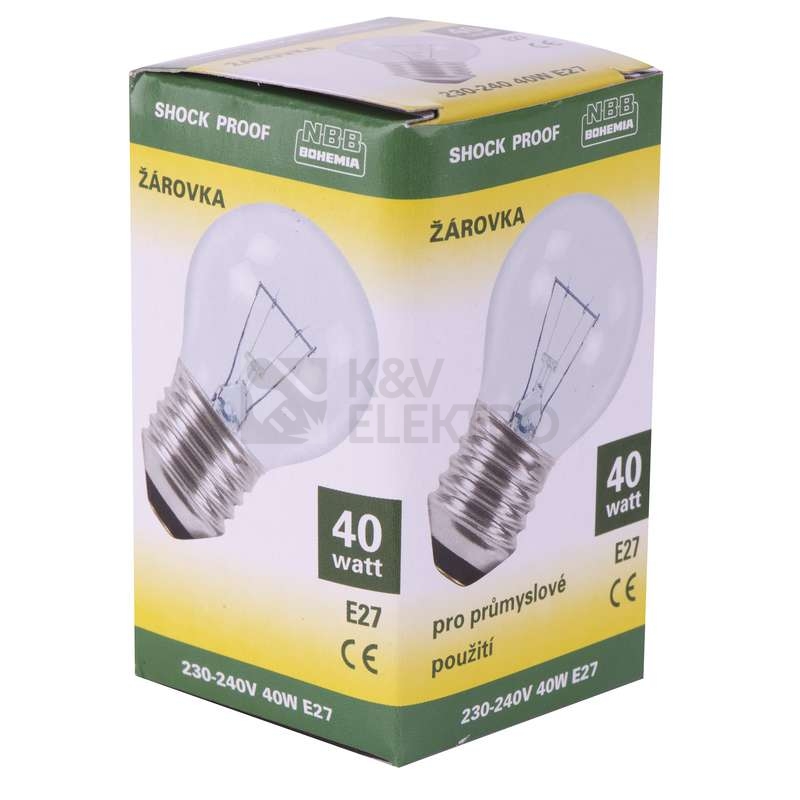 Obrázek produktu Žárovka průmyslová NARVA P45 AGT 40W/230V E27 1