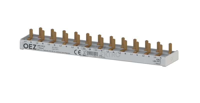 Obrázek produktu  Propojovací lišta OEZ LMS-3N12 12M 3F+N 0