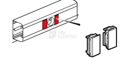 Obrázek produktu Legrand DLP-S Normaclip bílý (sada 2ks) 603857 1