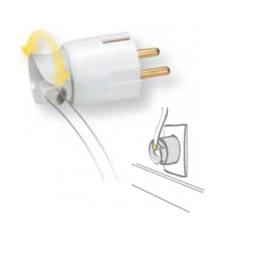 Legrand vidlice otočná 2P+T 16A/250V bílá 50172 (obrázek 4)