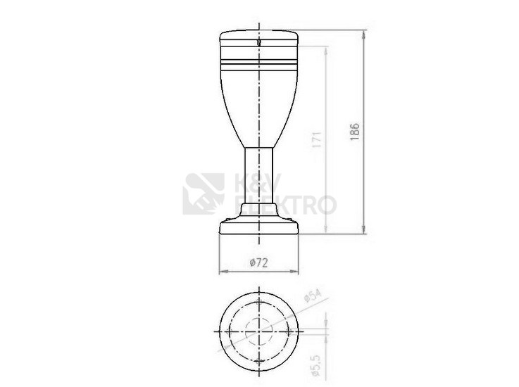 Obrázek produktu Základní modul EATON SL7-CB-100 s trubkou 100mm 171443 1