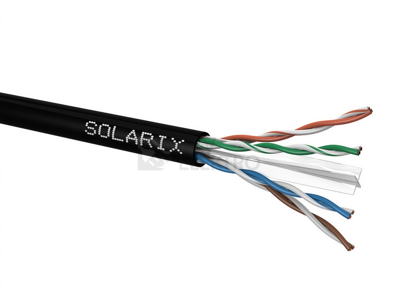 Obrázek produktu  UTP kabel Solarix SXKD-6-UTP-PE venkovní 1m 0