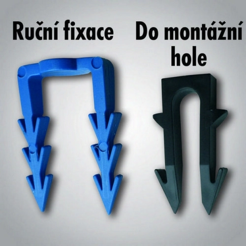 Příchytky topného kabelu Fenix 1200000 velká modrá (balení 50ks)