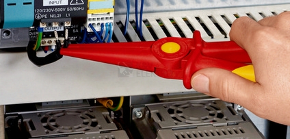 Obrázek produktu Kleště ploché Knipex 98 62 02 220mm celoizolované VDE 1000V 3