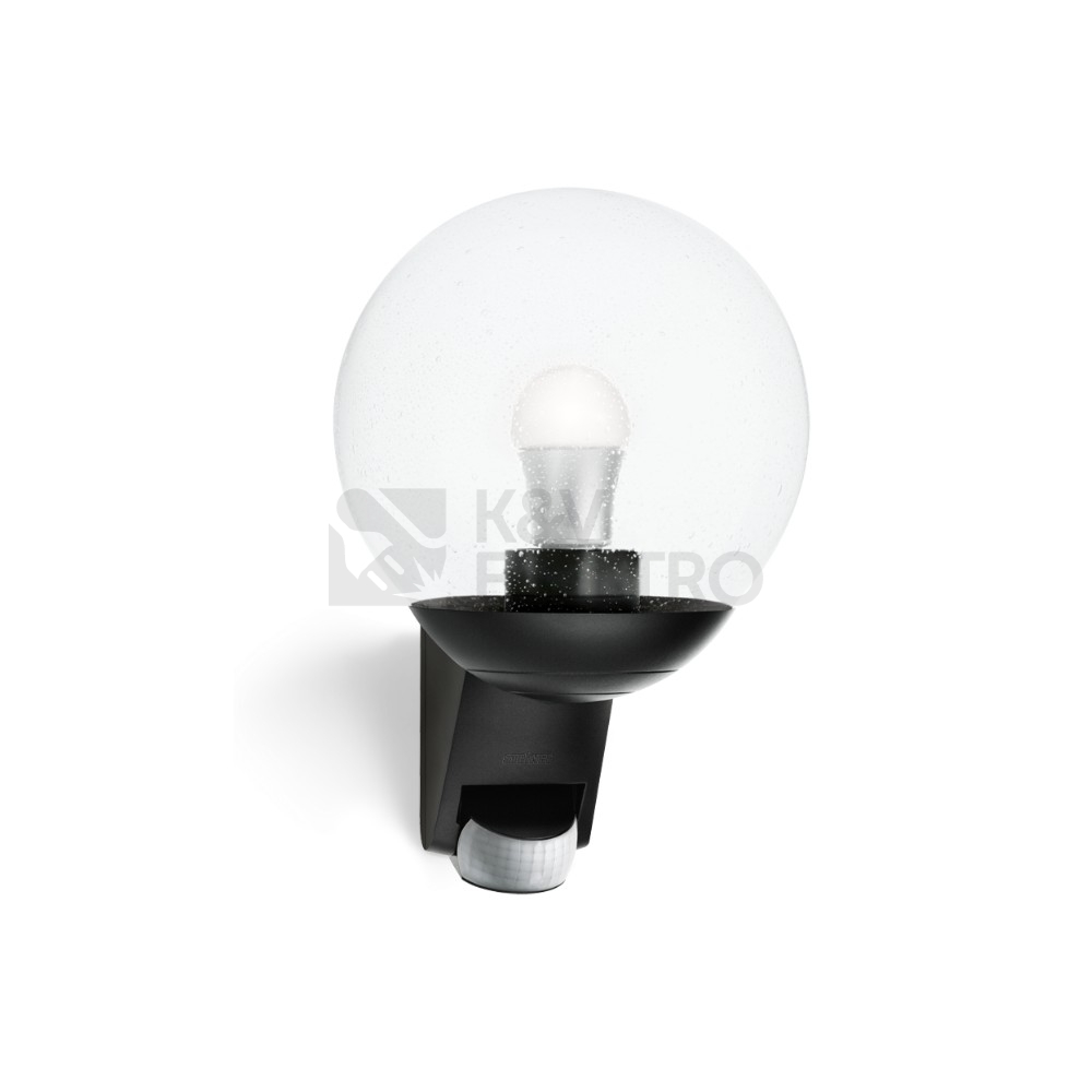 Obrázek produktu Venkovní nástěnné svítidlo Steinel L 585 černá 005535 1xE27/60W s pohybovým čidlem 0
