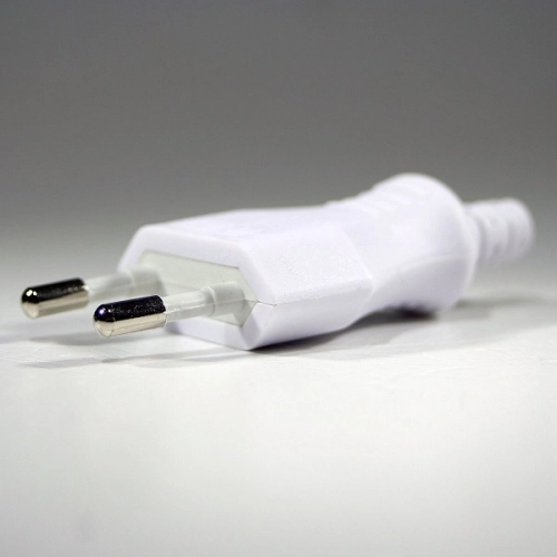 Vidlice přímá plochá 230V BACHMANN 900.003 bílá