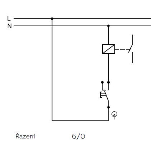 ABB Variant+ tlačítko č.6/0 IP54 šedá 3558N-C86510 S