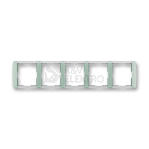ABB Element pětirámeček agáve/ledová bílá 3901E-A00150 22 vodorovný