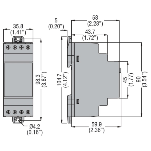 Hladinové relé LOVATO LVM20 230VAC