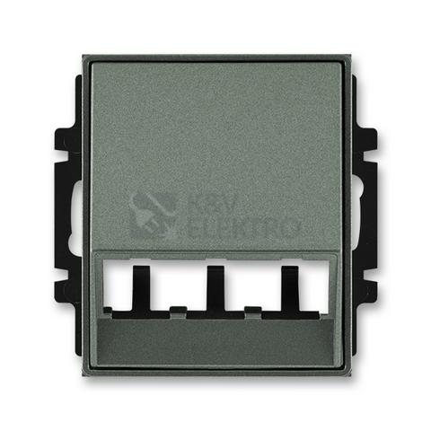 Obrázek produktu ABB Time, Time Arbo kryt LED osvětlení nebo datové zásuvky antracitová 5014E-A00400 34 pro Panduit Mini-Com 0
