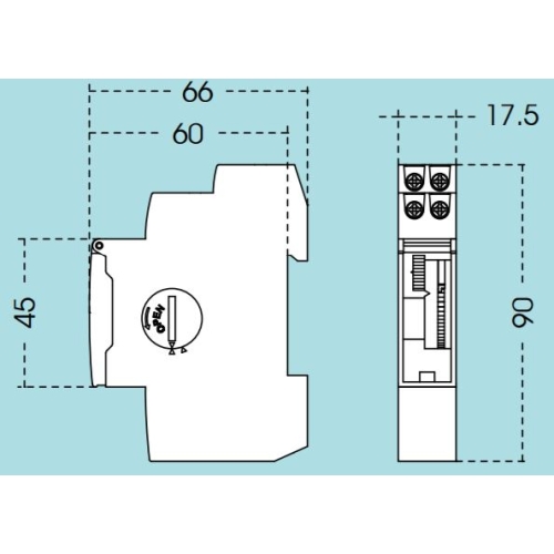 Spínací hodiny analogové Orbis UNO D denní 1000815