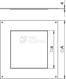 Obrázek produktu Montážní víko OBO DUG 250-3 9 7400467 1