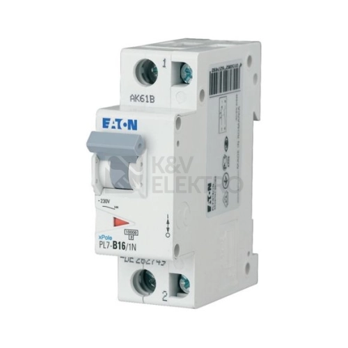 Jistič EATON PL7-B16/1N 16A 262740
