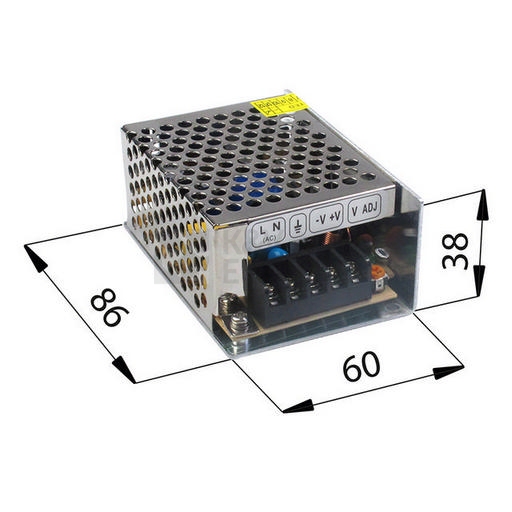 Obrázek produktu LED napájecí zdroj McLED 24VDC 1,1A 25W ML-732.011.10.1 1