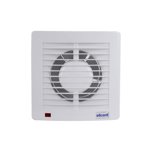 Axiální ventilátor do koupelny se zpětnou klapkou a časovým doběhem E-STYLE 120 PRO GT