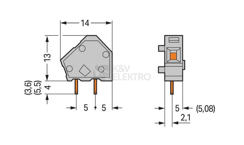Obrázek produktu SVORKA 5/5,08MM SV. ZELENA 236-747 2