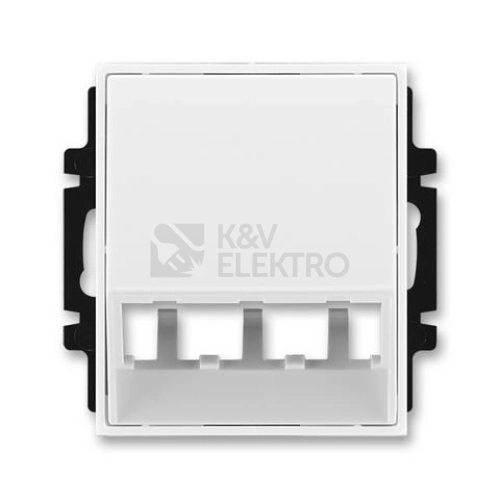 ABB Element,Time kryt LED osvětlení nebo datové zásuvky bílá/bílá 5014E-A00400 03 pro Panduit Mini-Com