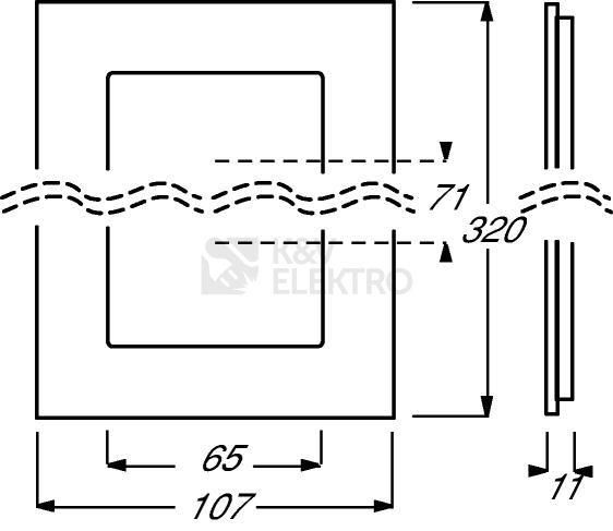 Obrázek produktu ABB Solo Carat čtyřrámeček ušlechtilá ocel 1754-0-4257 (2CKA001754A4257) 1