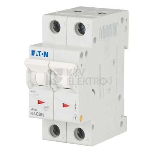 Jistič EATON PL7-50/2/C 50A PL7-C50/2 263364