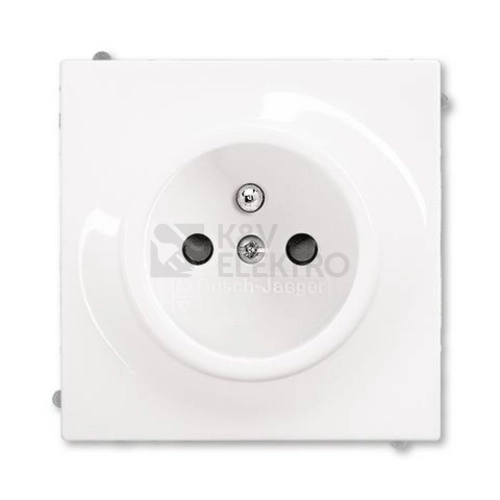 ABB Impuls zásuvka alpská bílá 5519B-A0235774 s clonkami