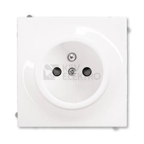 Obrázek produktu ABB Impuls zásuvka alpská bílá 5519B-A0235774 s clonkami 0