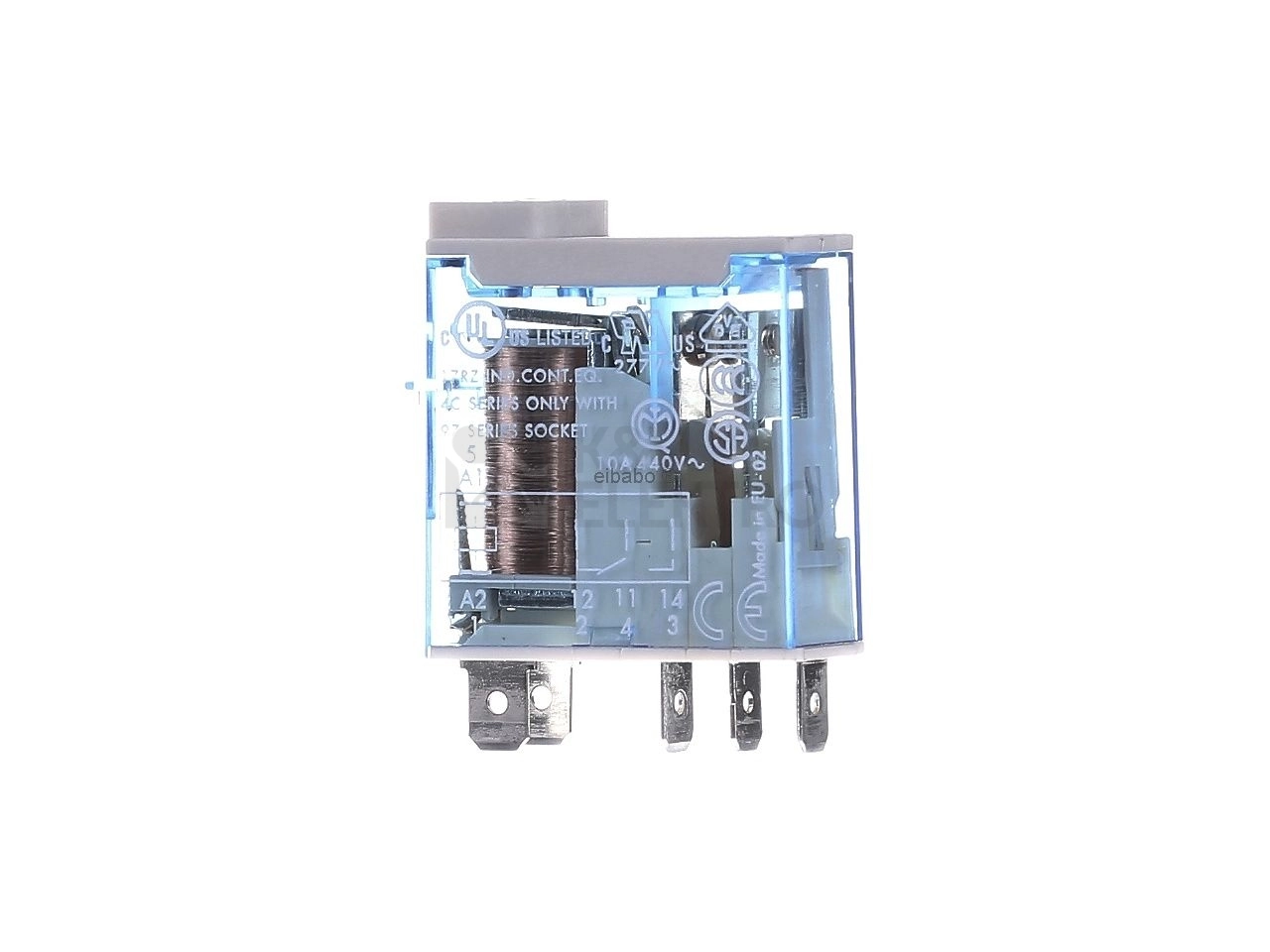 Obrázek produktu Spínací relé paticové Finder 1P (jednořadé) 16A 24VDC 46.61.9.024.0040 1