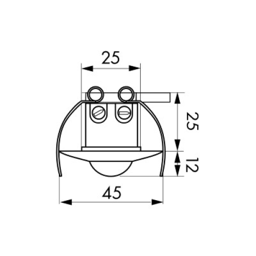 Pohybové čidlo B.E.G. LUXOMAT bílá PD9-1C-FC