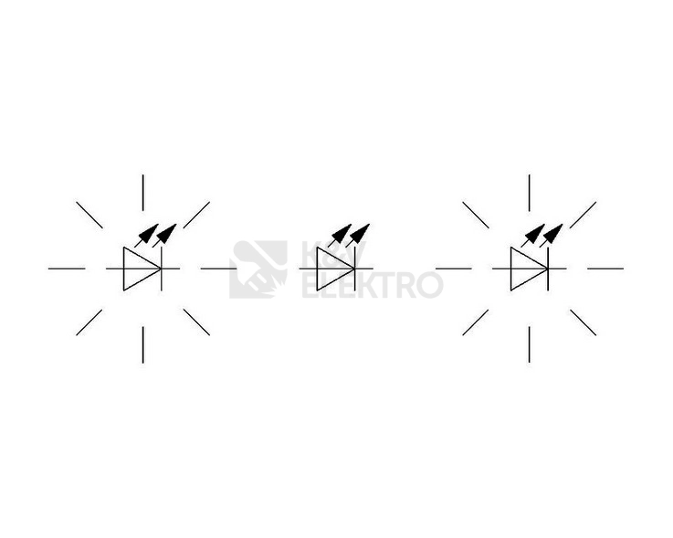 Obrázek produktu Modul s blikajícím světlem (2Hz) včetně LED 24VAC/DC IP66 červený EATON SL7-BL24-R 171441 2