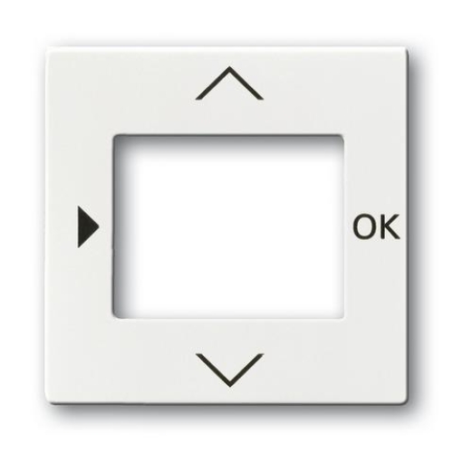 ABB kryt termostatu studio bílá 2CKA006430A0306 Future Linear, Solo,Solo Carat, Busch-axcent 6430-0-0306 (6435-84)