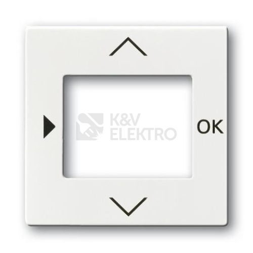 ABB kryt ovladače časovacího nebo termostatu studio bílá 2CKA006430A0306 Future Linear, Solo,Solo Carat, Busch-axcent 6430-0-0306 (6 435-84)