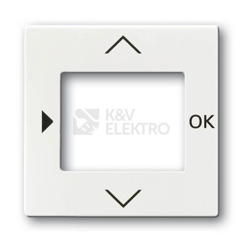 Obrázek produktu ABB kryt termostatu studio bílá 2CKA006430A0306 Future Linear, Solo,Solo Carat, Busch-axcent 6430-0-0306 (6435-84) 0