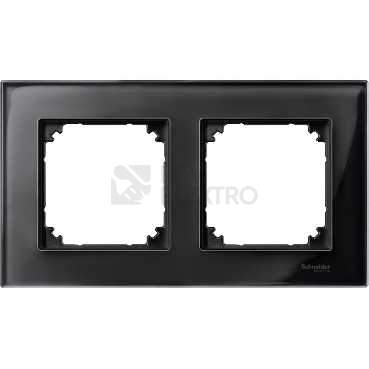 Obrázek produktu Schneider Electric Merten M-Elegance dvojrámeček Onyx Black MTN404203 0
