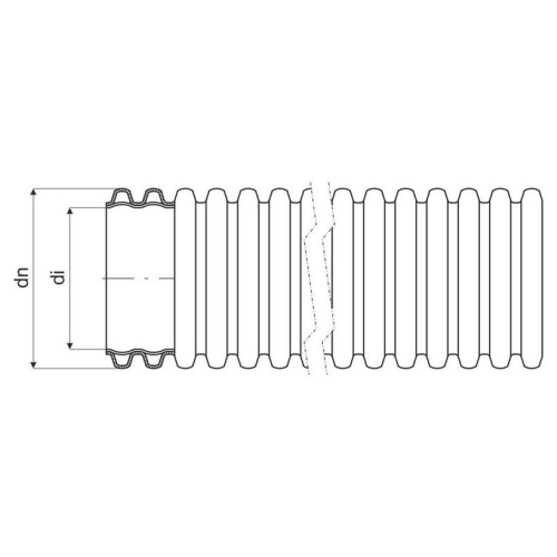 Chránička KOPOS KOPOFLEX 160 KF 09160 BB červená 160mm (25m)