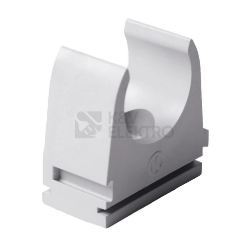 Příchytka pro bezhalogenové trubky Kopos 5316EHF KB 16mm světle šedá