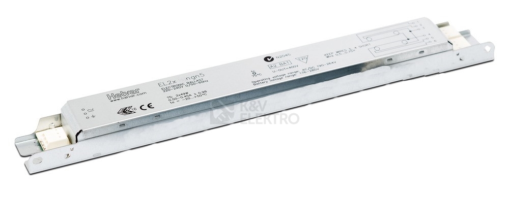 Obrázek produktu Elektronický předřadník Helvar EL 2x55 NGN5 pro zářivky TC-L (55 W) 0