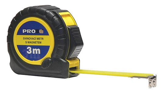 Metr svinovací 3m stopka s magnetem ND 740 300
