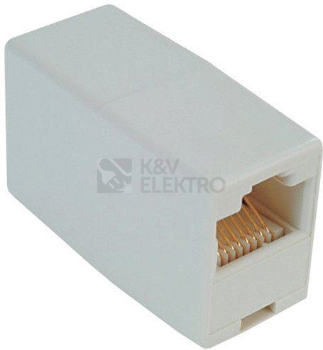 Obrázek produktu  Spojka datového kabelu Solarix KRJ45-S UTP Cat.5e 8P8C bílá nestíněná 0