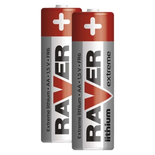Tužkové baterie AA RAVER FR6 lithiové (blistr 2ks) (obrázek 3)