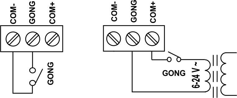 Obrázek produktu Drátový domovní zvonek ELEKTROBOCK ZV2-1 Gong 1