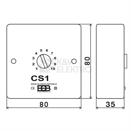 Obrázek produktu CASOVY SPINAC CS1-2 /SCHODIST/ 1