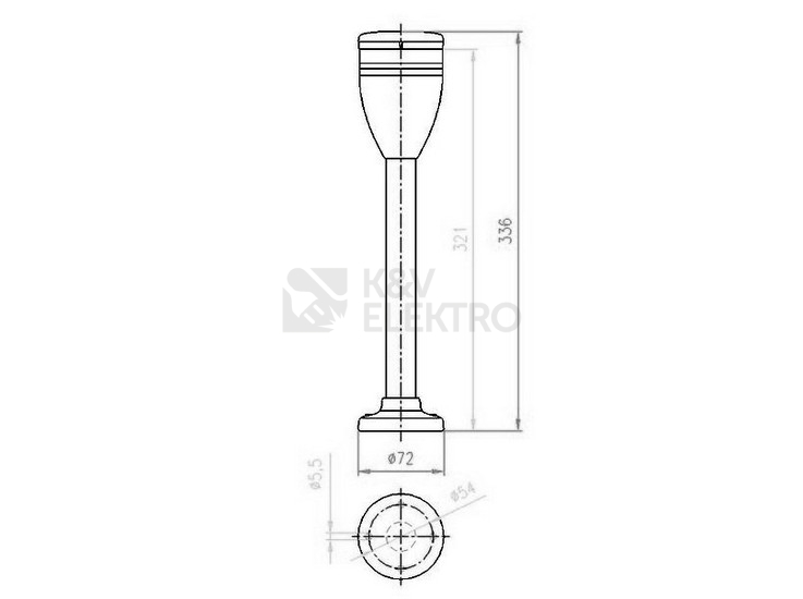 Obrázek produktu ZAKLADNI MODUL D=70 SL7-CB-250 1