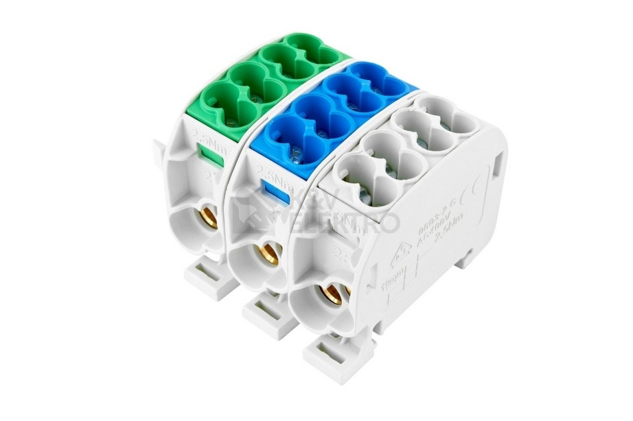 Obrázek produktu Svorkovnice rozbočovací krytá HLAK 25//3 C LNPE 1002942 0