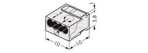 Obrázek produktu Svorka WAGO 243-304 Micro 4x0,8 1