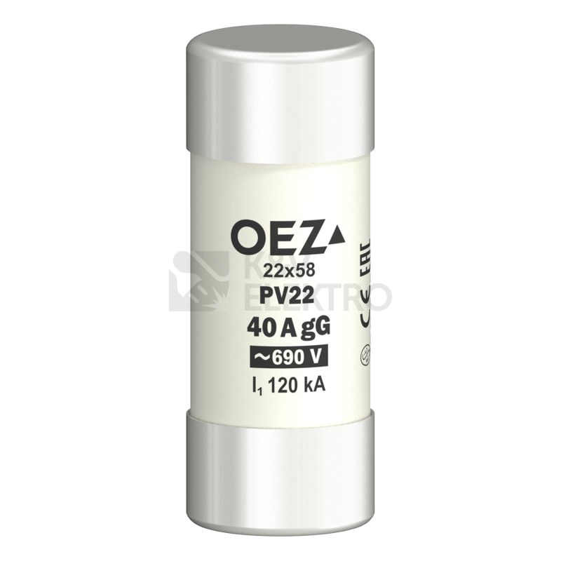 Obrázek produktu Pojistka válcová OEZ PV22 40A gG 0