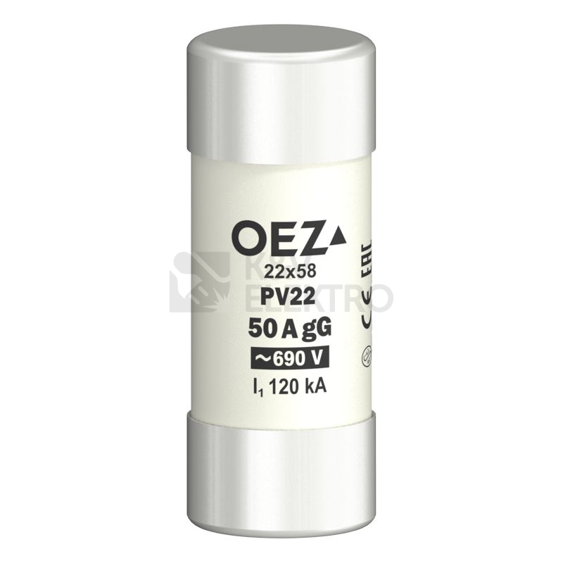 Obrázek produktu Pojistka válcová OEZ PV22 50A gG 0