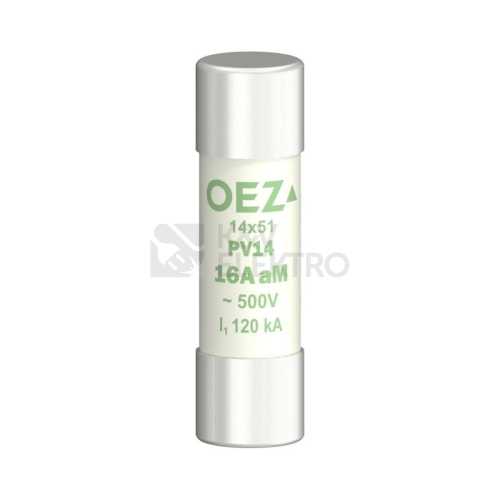 Pojistka válcová OEZ PV14 16A aM